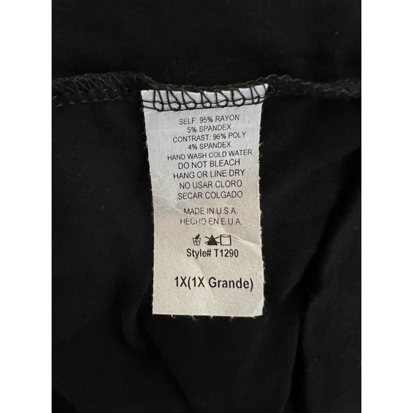 Women’s Red/Black Buffalo Check Pullover Hoodie Tunic Size:‎ 1X NWOT - Picture 6 of 6